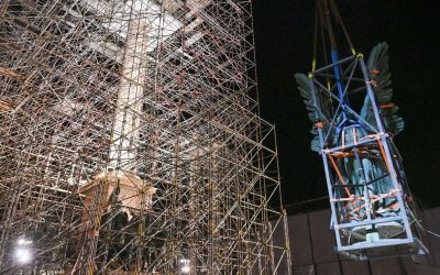 Az éj leple alatt eltávolították Budapest ikonikus szobrát